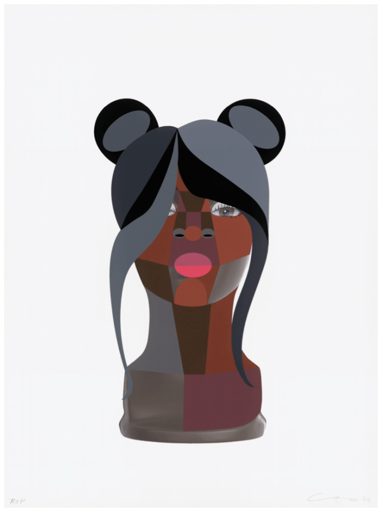 Derrick Adams, Style Variation 2 (Space Buns)