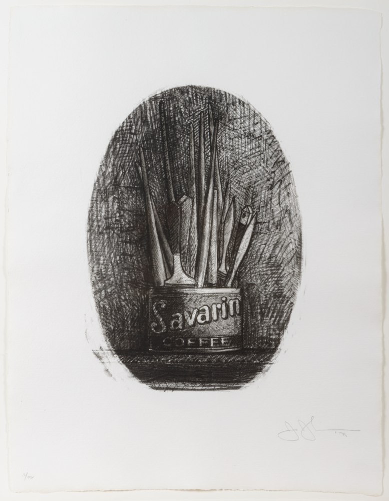 Jasper Johns, Savarin 4 (Oval), Lithograph