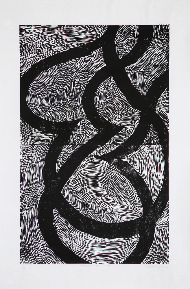 Warp and Woof, 2023
Woodcut
39 x 26 inches
Edition of 6
Signed and numbered
KATA072