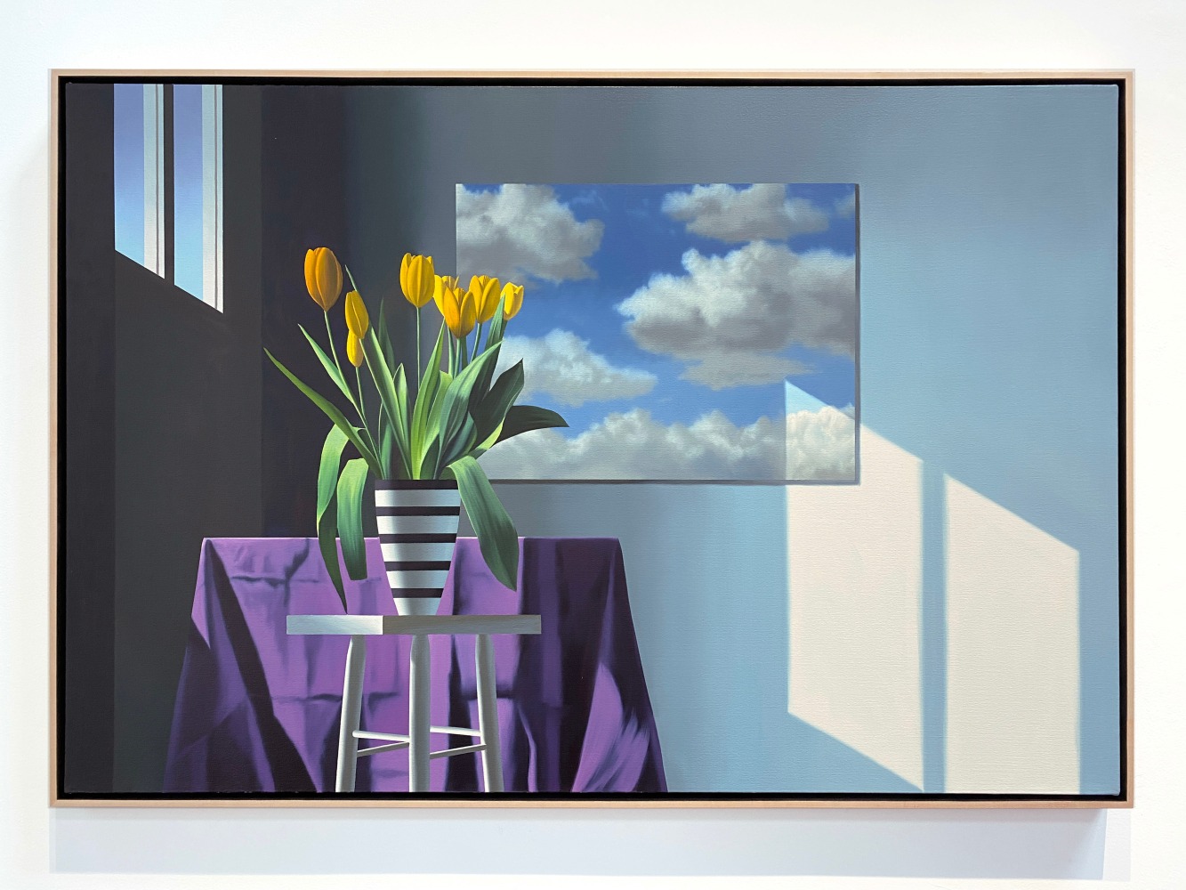 Interior with Yellow Tulips and Cloud Painting, 2021
Oil on canvas
36 x 54 inches
COH099