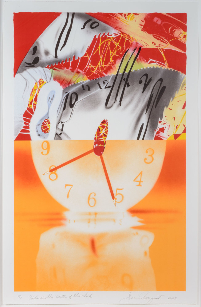 James Rosenquist, The Hole in the Center of the Clock, Lithograph