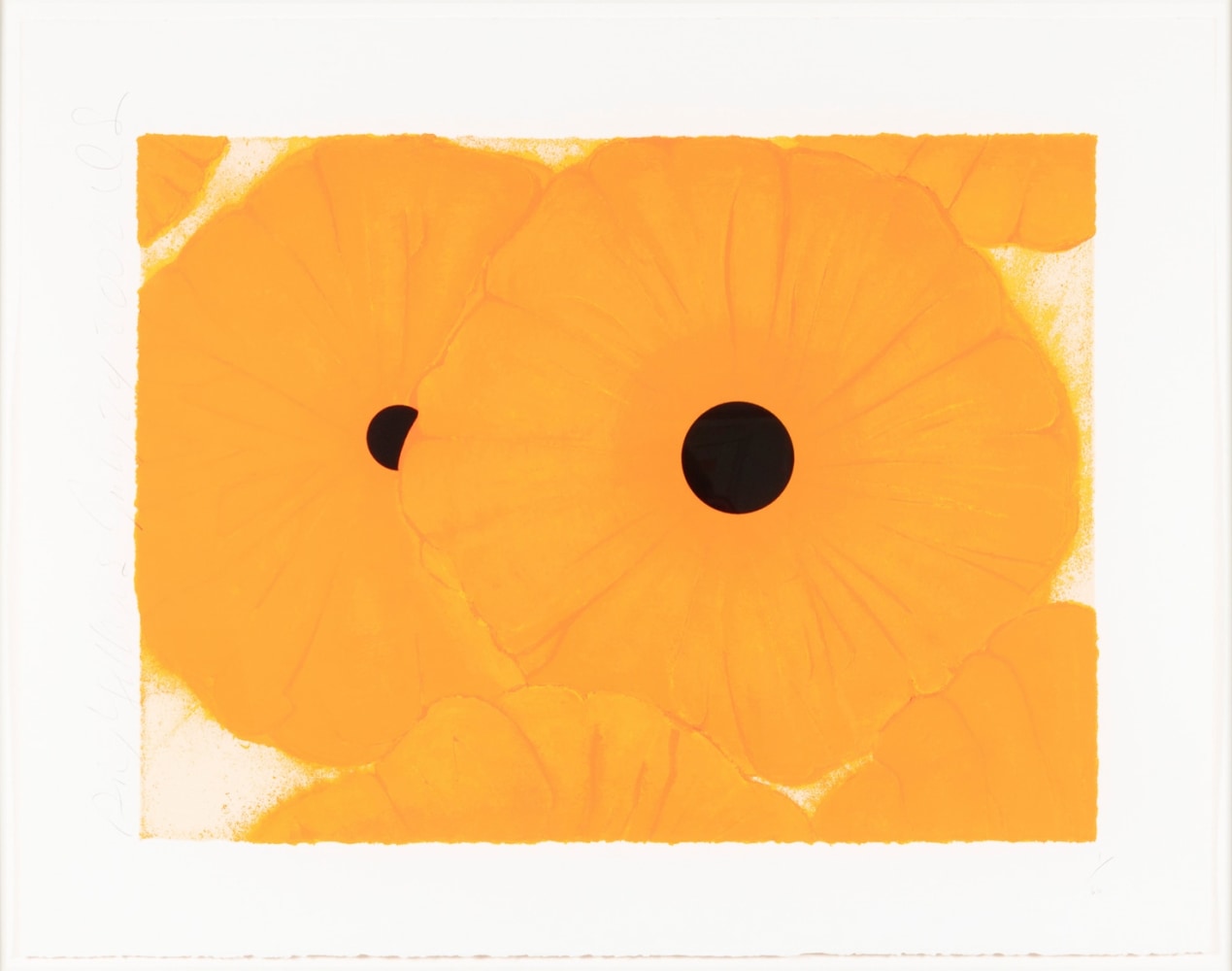 Donald Sultan, Six Yellows, 2002, Screenprint