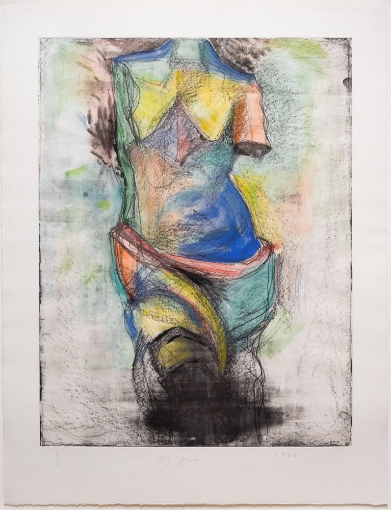 Jim Dine, The French Watercolor Venus, Mixed media, Etching