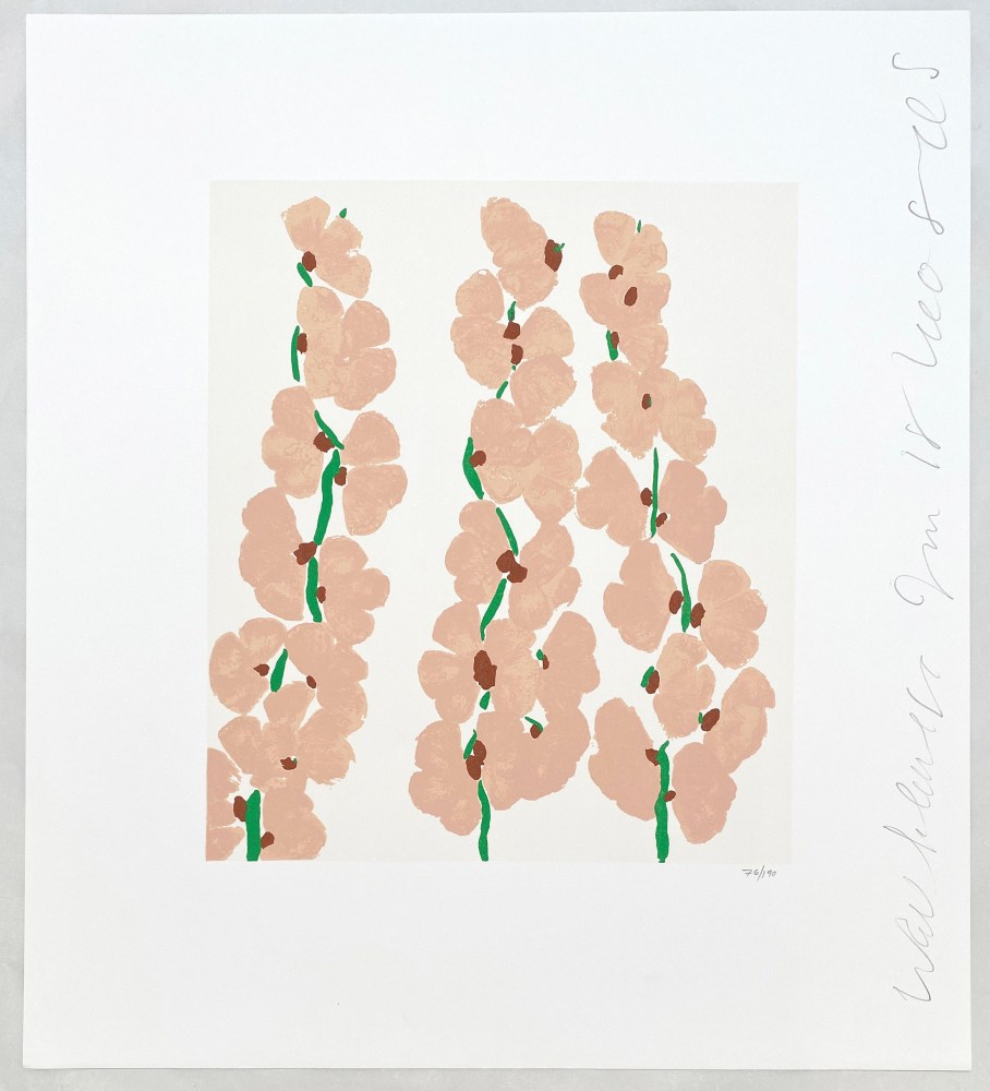 Donald Sultan, Wallflowers (#3)