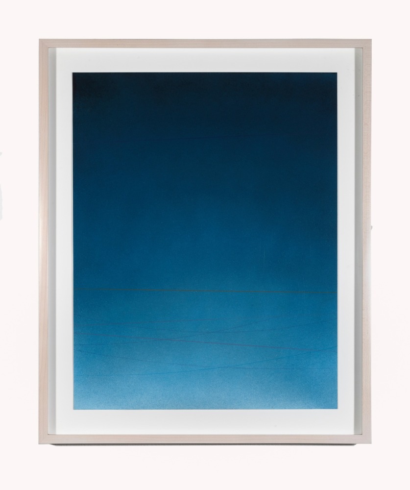 Alex Weinstein, Power Line Drawing #20, Acrylic, graphite and colored pencil