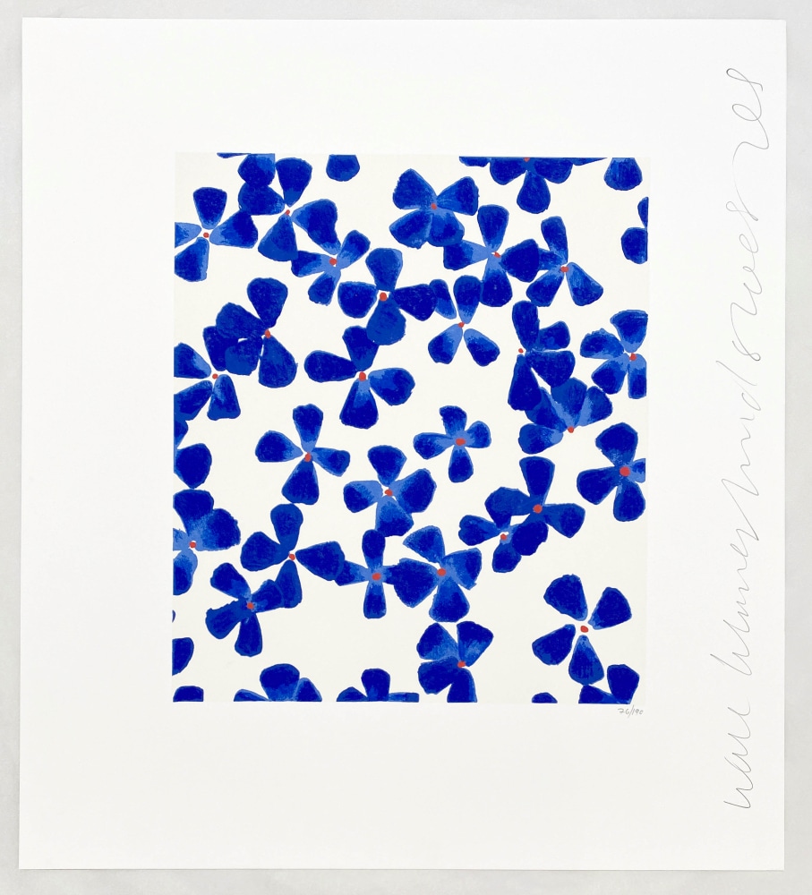 Donald Sultan, Wallflowers (#1)