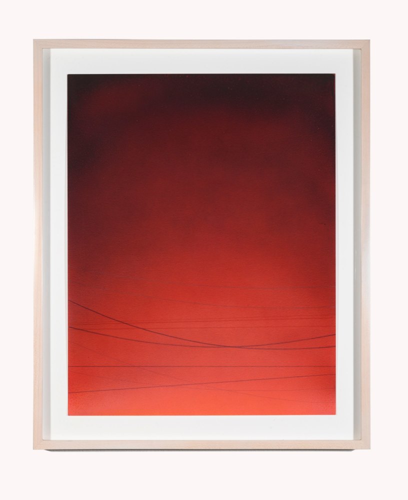 Alex Weinstein, Power Line Drawing #11, Acrylic, graphite and colored pencil