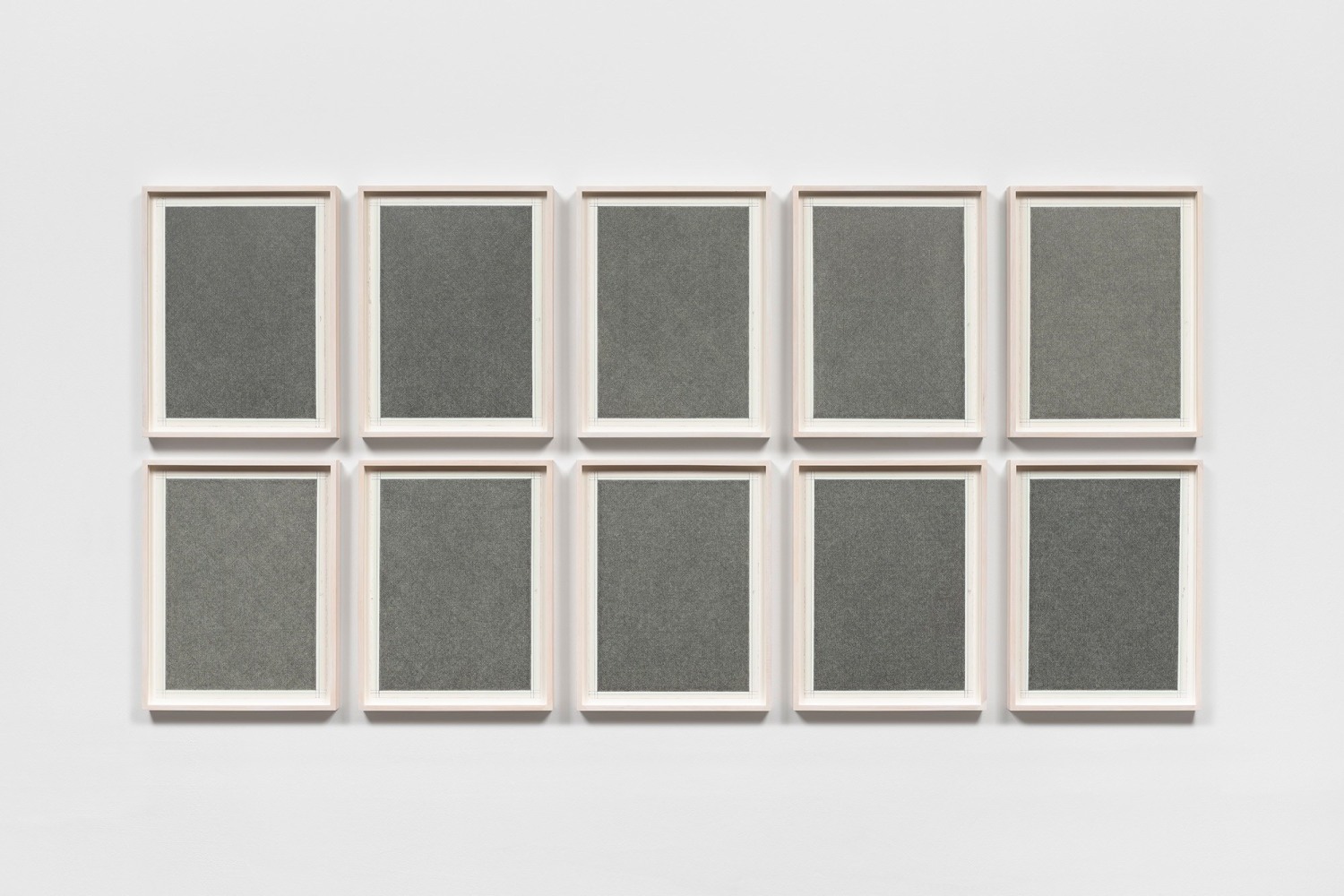 Phong H. Bui (b. 1964)

Meditation Drawing Group #5 (for David Shapiro), 2025

Pencil on paper

14 13/16 x 11 1/2 inches each, sheet

16 1/2 x 12 3/4 inches each, framed

34 1/2 x 69 3/4 inches, overall