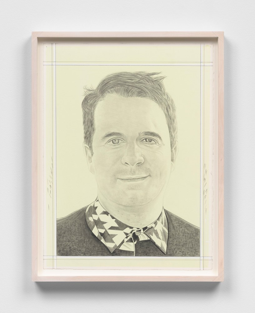 Phong H. Bui&amp;nbsp;(b. 1964)

Andr&amp;eacute;s Jaque, 2024

Pencil on paper

14 7/8 x 11 1/4 inches, sheet

16 1&amp;frasl;2 x 12 3&amp;frasl;4 inches, framed