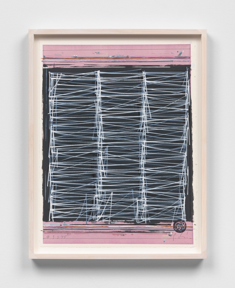 Phong H. Bui&amp;nbsp;(b. 1964)

Meditation Painting #1245, 2025

Pencil on paper

14 7/8 x 11 1/4 inches, sheet

16 1&amp;frasl;2 x 12 3&amp;frasl;4 inches, framed