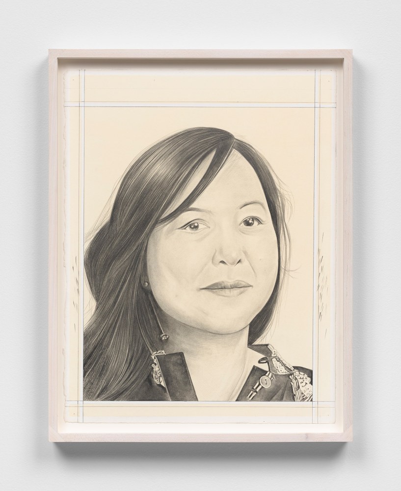 Phong H. Bui&amp;nbsp;(b. 1964)

Monique Truong, 2024

Pencil on paper

14 7/8 x 11 1/4 inches, sheet

16 1&amp;frasl;2 x 12 3&amp;frasl;4 inches, framed