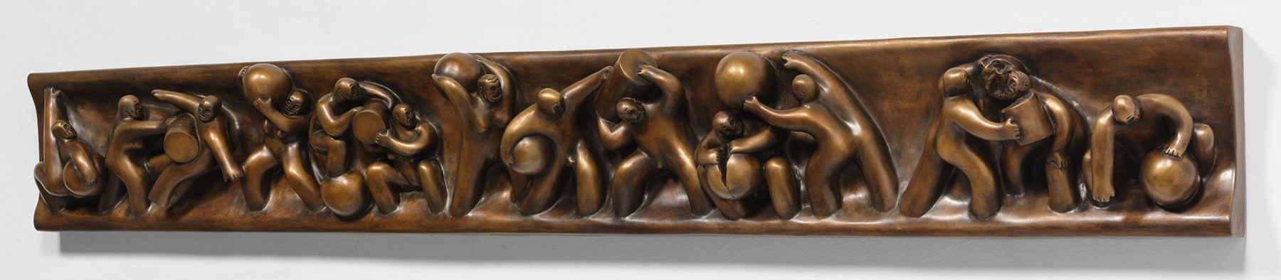 Tom Otterness (b. 1952)

Battle of the Sexes, 1982-83 (cast in 2025)

Bronze

10 5/8 x 79 1/4 x 6 1/4 inches

&amp;nbsp;

Not on view