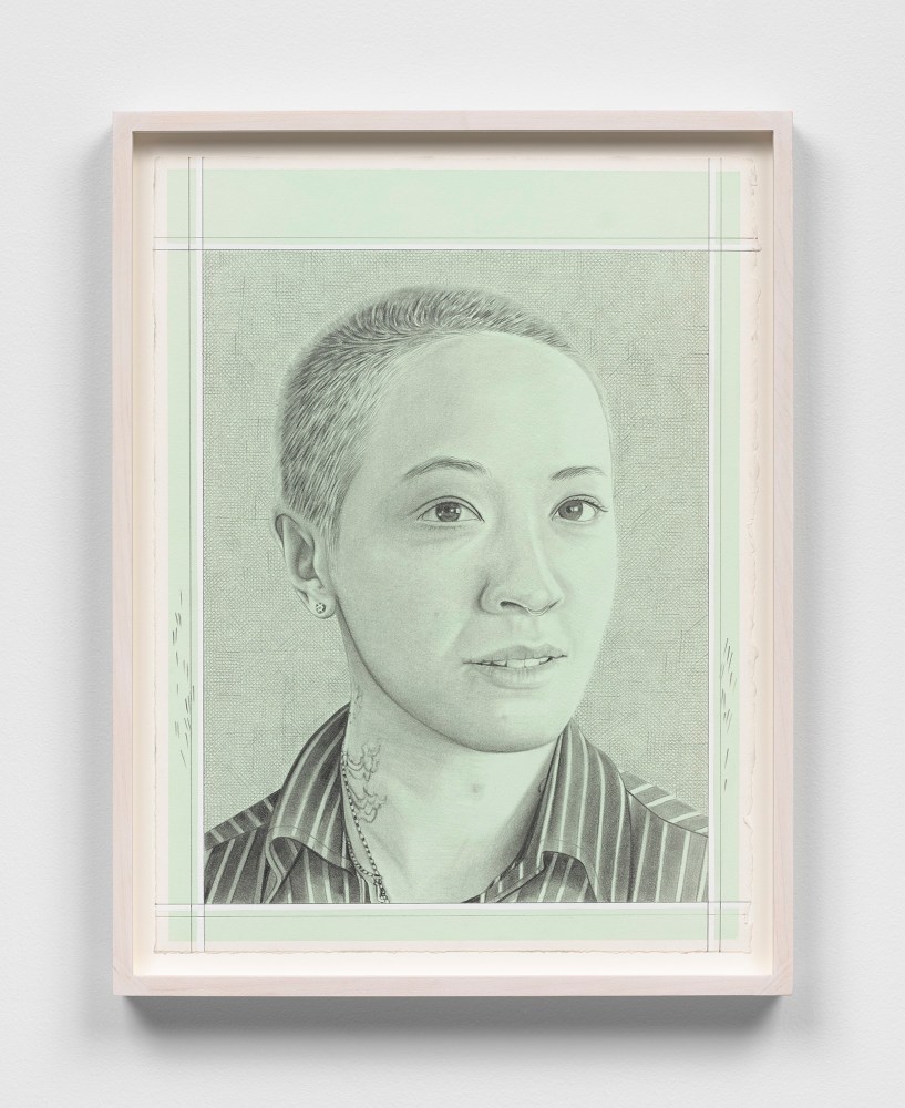 Phong H. Bui&amp;nbsp;(b. 1964)

Sin Wai Kin, 2025

Pencil on paper

14 7/8 x 11 1/4 inches, sheet

16 1&amp;frasl;2 x 12 3&amp;frasl;4 inches, framed