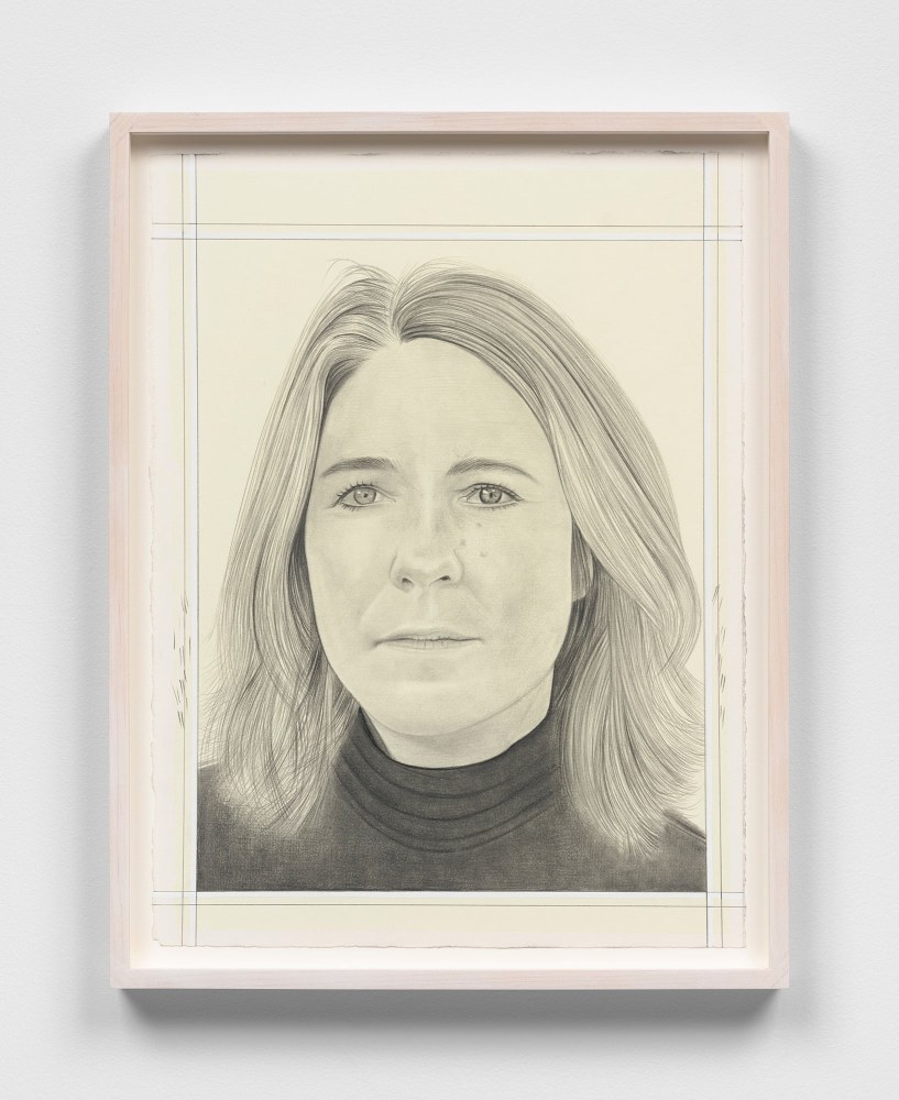 Phong H. Bui&amp;nbsp;(b. 1964)

Jacqueline Humphries, 2025

Pencil on paper

14 7/8 x 11 1/4 inches, sheet

16 1&amp;frasl;2 x 12 3&amp;frasl;4 inches, framed