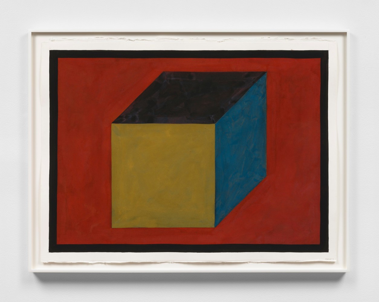 Sol LeWitt (1928-2007)

Cube, 1991

Gouache and pencil on paper

22 3/4 x 29 3/4 inches, sheet

24 1/2 x 32 1/4 inches, framed