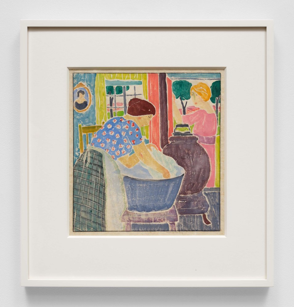 B.J.O. Nordfeldt (1878-1955)

Wash Day, 1916

Color woodcut

12 x 11 inches, image