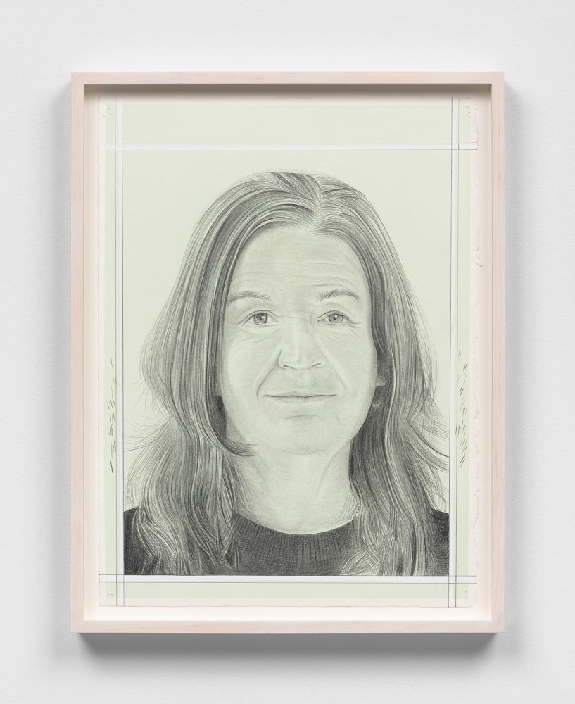 Phong H. Bui&amp;nbsp;(b. 1964)

Suzanne McClelland, 2024

Pencil on paper

14 7/8 x 11 1/4 inches, sheet

16 1&amp;frasl;2 x 12 3&amp;frasl;4 inches, framed