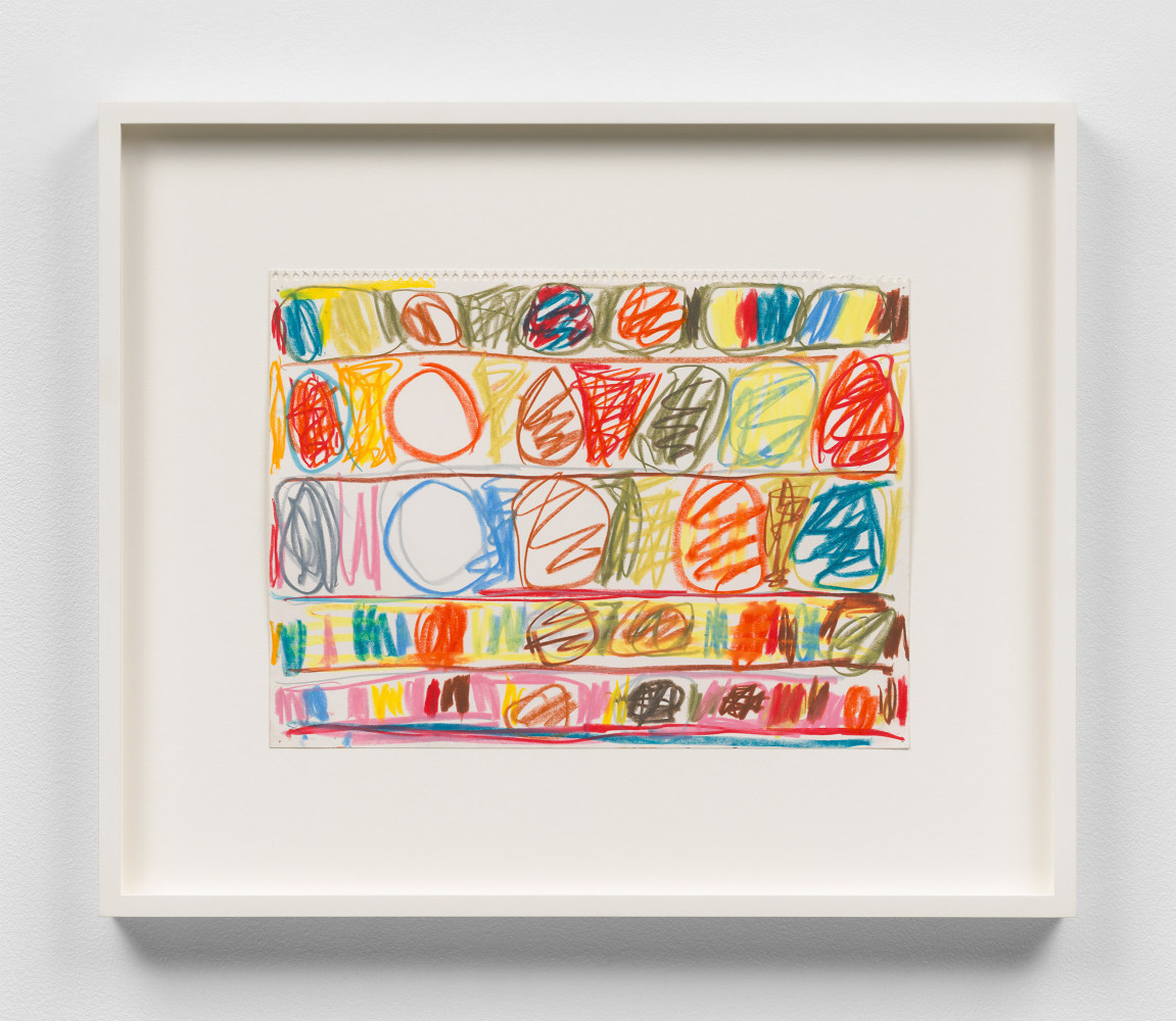 Stanley Whitney (b. 1946)

Untitled, 1995

Crayon on paper, 9 1/2 x 12 5/8 inches