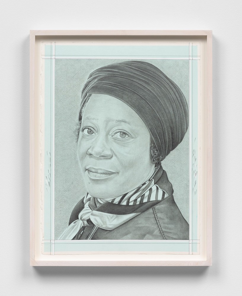 Phong H. Bui&amp;nbsp;(b. 1964)

Sonia Boyce, 2024

Pencil on paper

14 7/8 x 11 1/4 inches, sheet

16 1&amp;frasl;2 x 12 3&amp;frasl;4 inches, framed