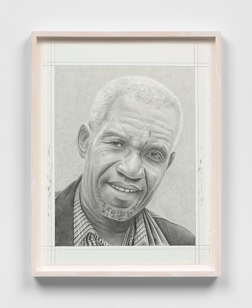 Phong H. Bui&amp;nbsp;(b. 1964)

Georges Ad&amp;eacute;agbo, 2024

Pencil on paper

14 7/8 x 11 1/4 inches, sheet

16 1&amp;frasl;2 x 12 3&amp;frasl;4 inches, framed
