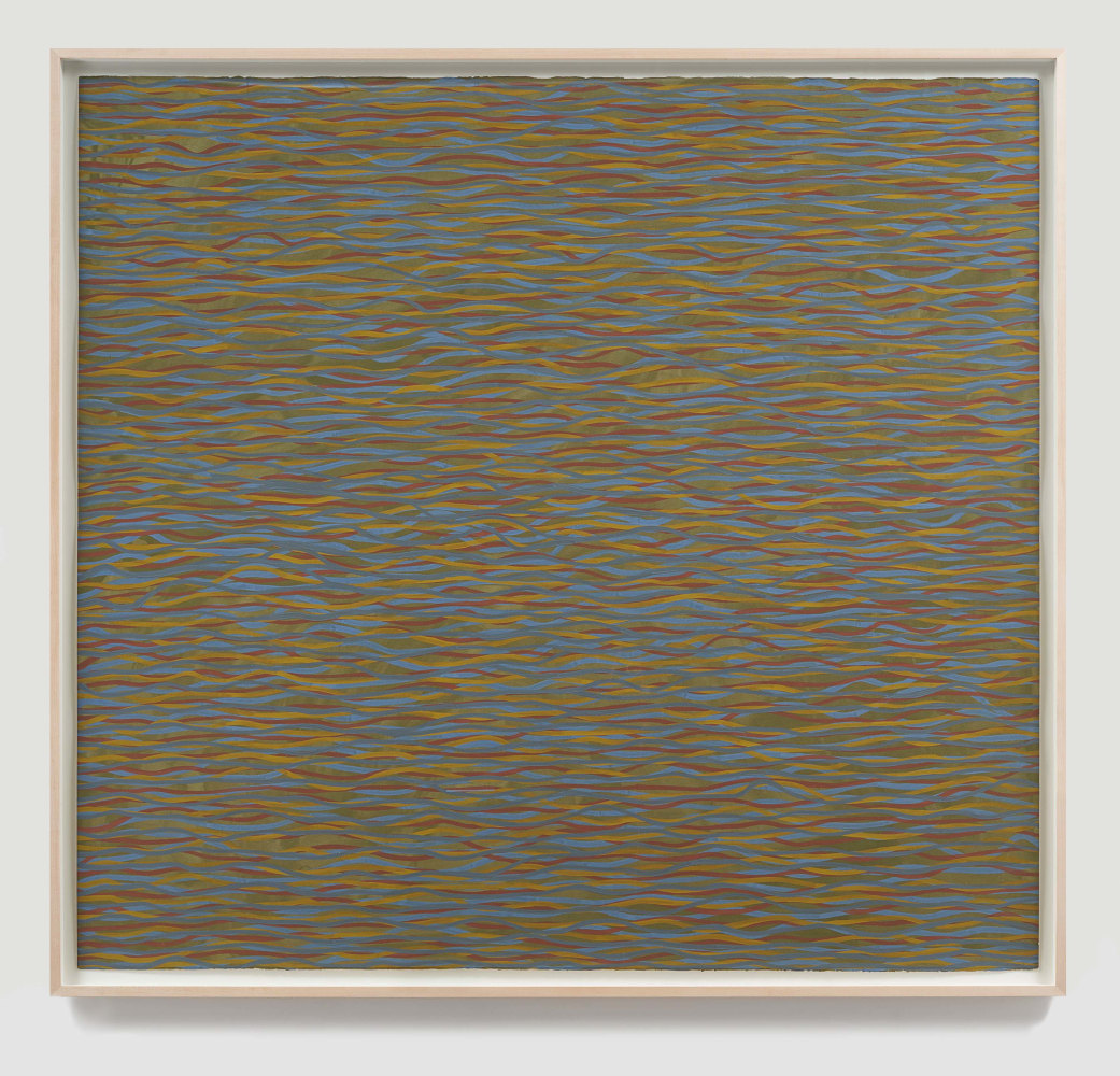 Sol LeWitt (1928-2007)

Horizontal Brushstrokes, 2003

Gouache on paper

60 1/4 x 65 inches, sheet

63 3/4 x 68 1/2 inches, framed