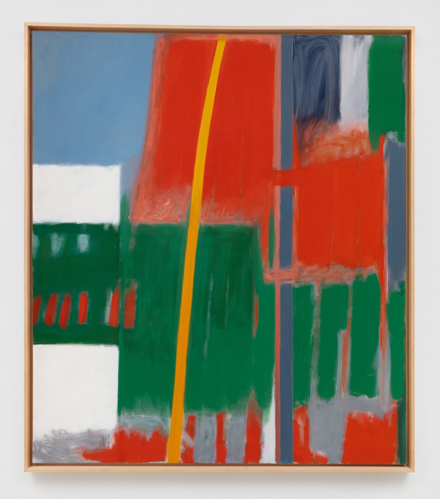 Jack Tworkov, Red and Green with a Yellow Stripe, 1964