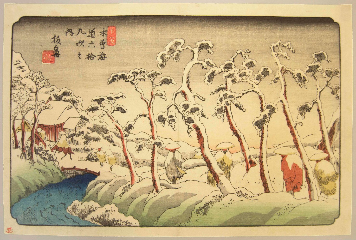 Keisai Eisen 69 Stations of the Kisokaido Itahana Artworks Joan B