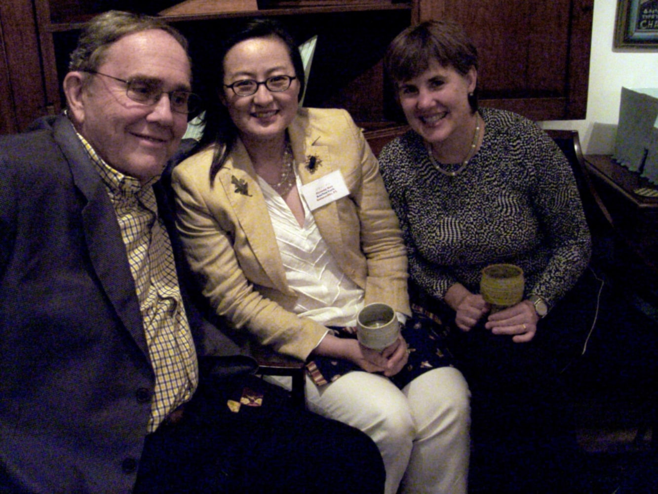 Special dinner for the artist hosted by Alice and Halsey North