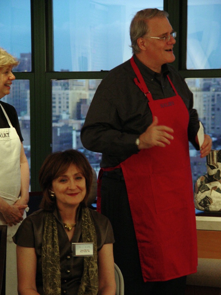 Special dinner for the artist hosted by Alice and Halsey North