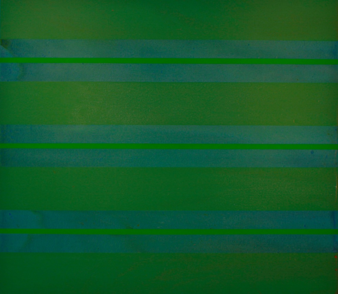 GREEN, 2009 ​Acrylic on canvas, 45 x 45&quot;