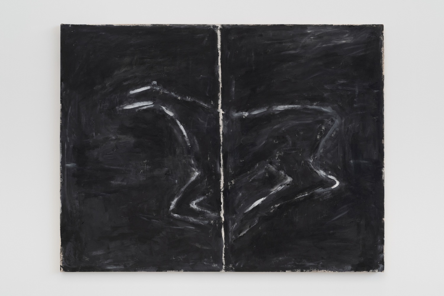Scat, 1977
Acrylic and tempera on canvas
50 &amp;times; 65 inches
(127 &amp;times; 165.1 cm)
Private Collection, Seattle