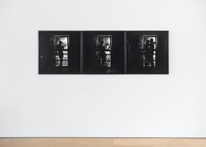 Carrie Mae Weems
Untitled (Black Love), 1992
Gelatin silver print with archival selenium
Triptych, Each panel: 28&amp;nbsp;&amp;frac14; &amp;times; 28&amp;nbsp;&amp;frac14; in.
(71.8 &amp;times; 71.8 cm)
Overall: 28&amp;nbsp;&amp;frac14; &amp;times; 84&amp;nbsp;&amp;frac34; in.
(71.8 &amp;times; 215.3 cm)