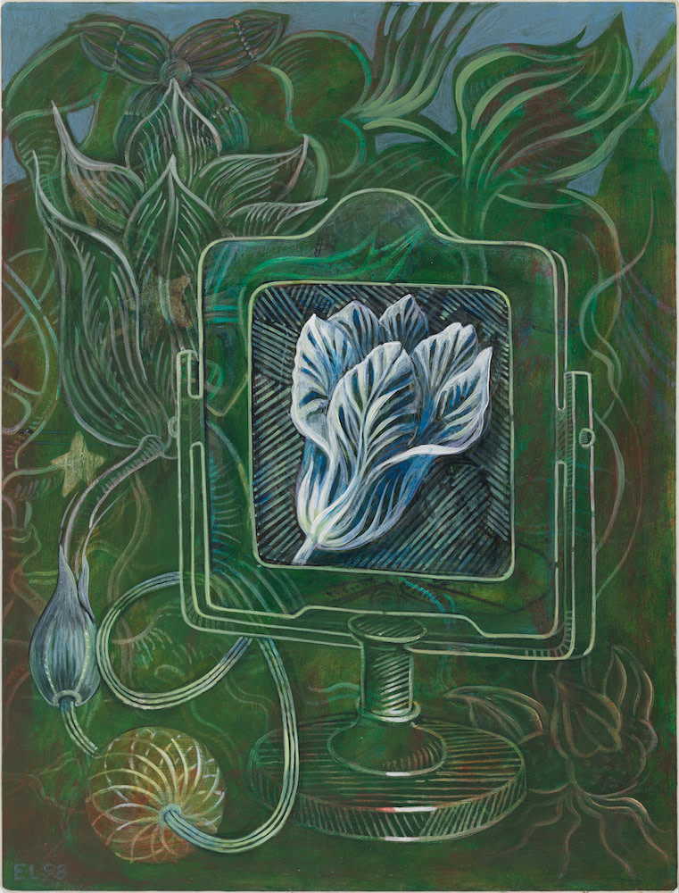 Blue Tulip, 1998
Acrylic on panel
16 &amp;times; 12 &amp;times; 5/8 inches
40.6 &amp;times; 30.5 &amp;times; 1.6 cm