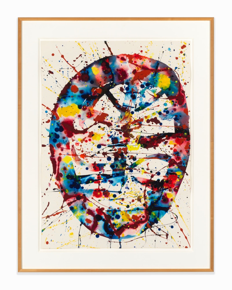 Sam Francis
Untitled (Self Portrait), 1976
Acrylic on paper
32 &amp;frac14; &amp;times; 22&amp;nbsp;⅞ in.
(81.9 &amp;times; 58.1 cm)