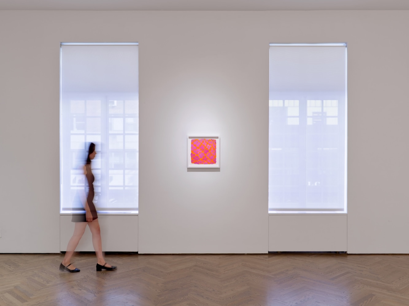 Installation view of Judy Ledgerwood: Twilight in the Wilderness, GRAY New York