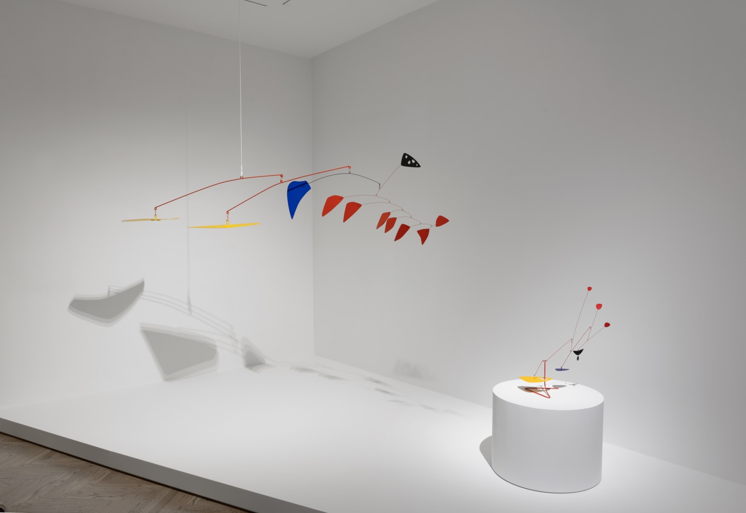 The Two Yellows, 1962 (left); Contrepoids jaune,&amp;nbsp;c. 1953 (right)

Installation view of&amp;nbsp;CALDER&amp;nbsp;at GRAY New York, 2024.&amp;nbsp;
&amp;copy; 2024 Calder Foundation, New York / Artists Rights Society (ARS), New York