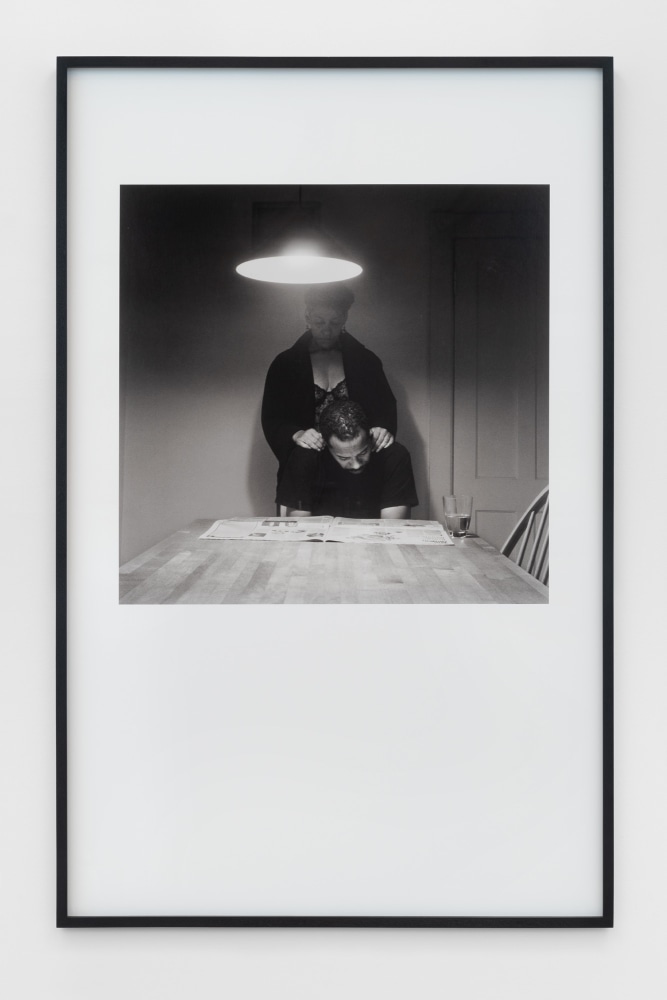 Carrie Mae Weems
Untitled, 2022
Archival pigment print
Image: 30 &amp;times; 30 in.
(76.2 &amp;times; 76.2 cm)
Sheet: 60 &amp;times; 38 in.
(152.4 &amp;times; 96.5 cm)