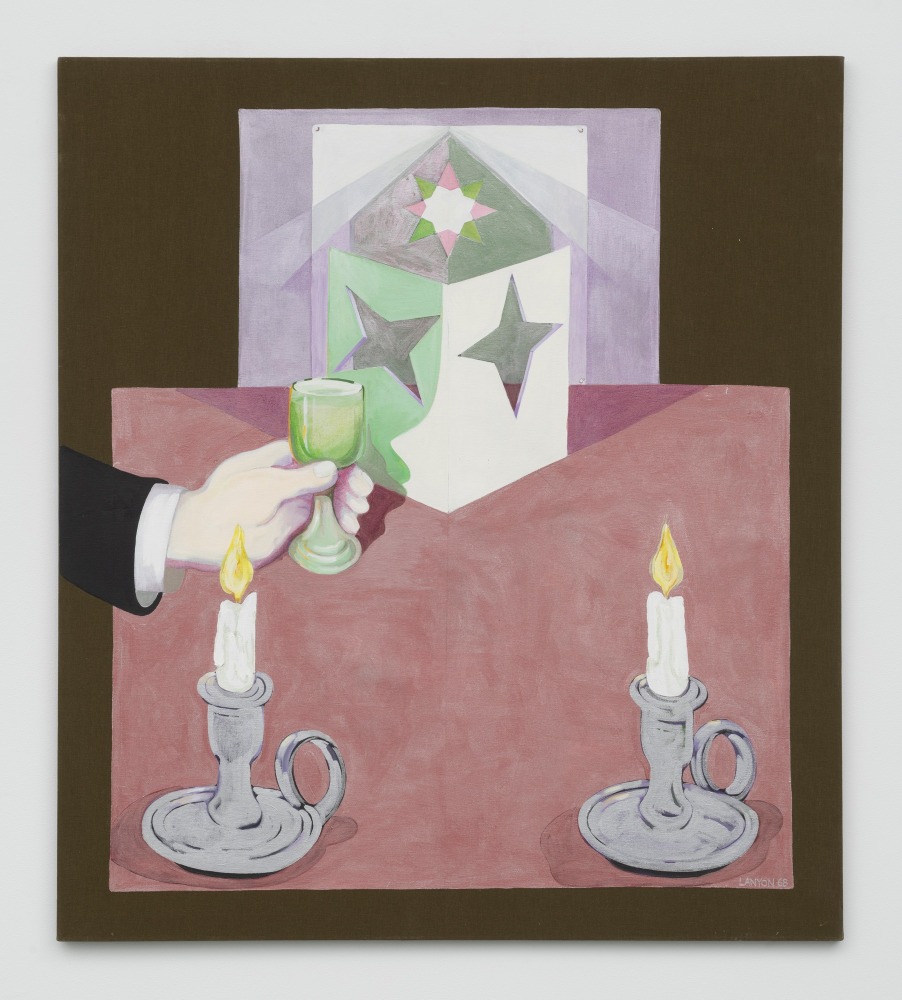 The Tri-colored Star, 1968
Acrylic on canvas
54 &amp;times; 48 &amp;times; 3/4 inches
137.2 &amp;times; 121.9 &amp;times; 1.9 cm