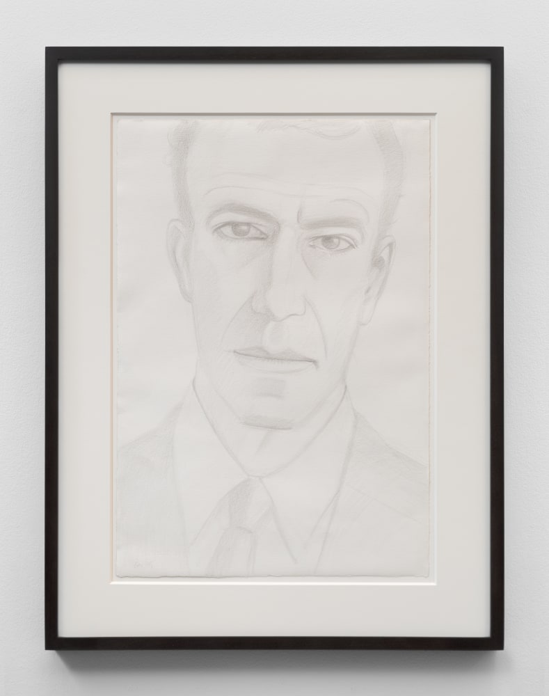 Alex Katz
Self Portrait,&amp;nbsp;1980
Graphite on paper
21&amp;nbsp;⅜ &amp;times; 14&amp;nbsp;⅞ in.
(54.3 &amp;times; 37.8 cm)
Private Collection
&amp;nbsp;