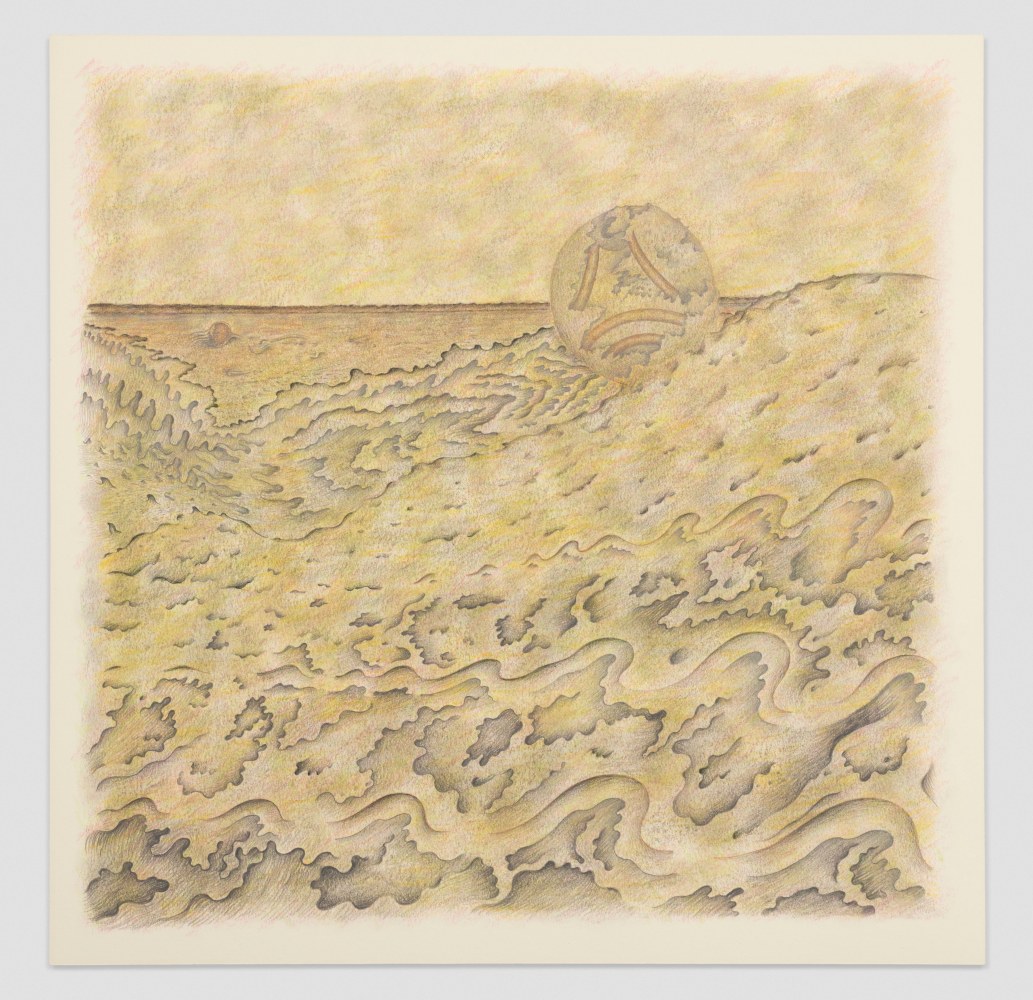 Shiftings,&amp;nbsp;1983
Graphite, pastel and colored pencil on paper
19 1/4 &amp;times; 19 1/4 inches
48.9 &amp;times; 48.9 centimeters&amp;nbsp;