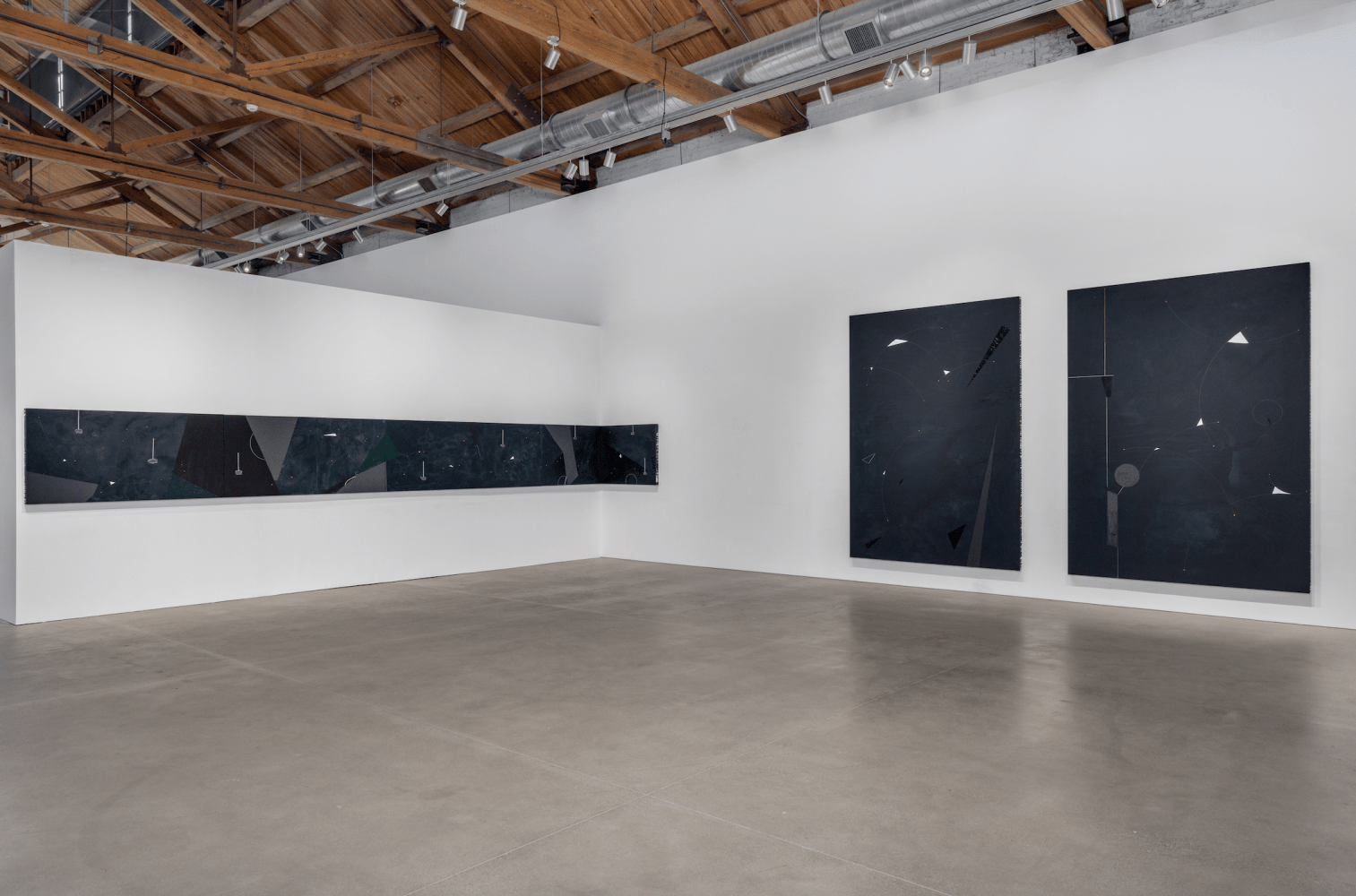 Installation view of Torkwase Dyson: Of Line and Memory, GRAY Chicago, Chicago, Illinois