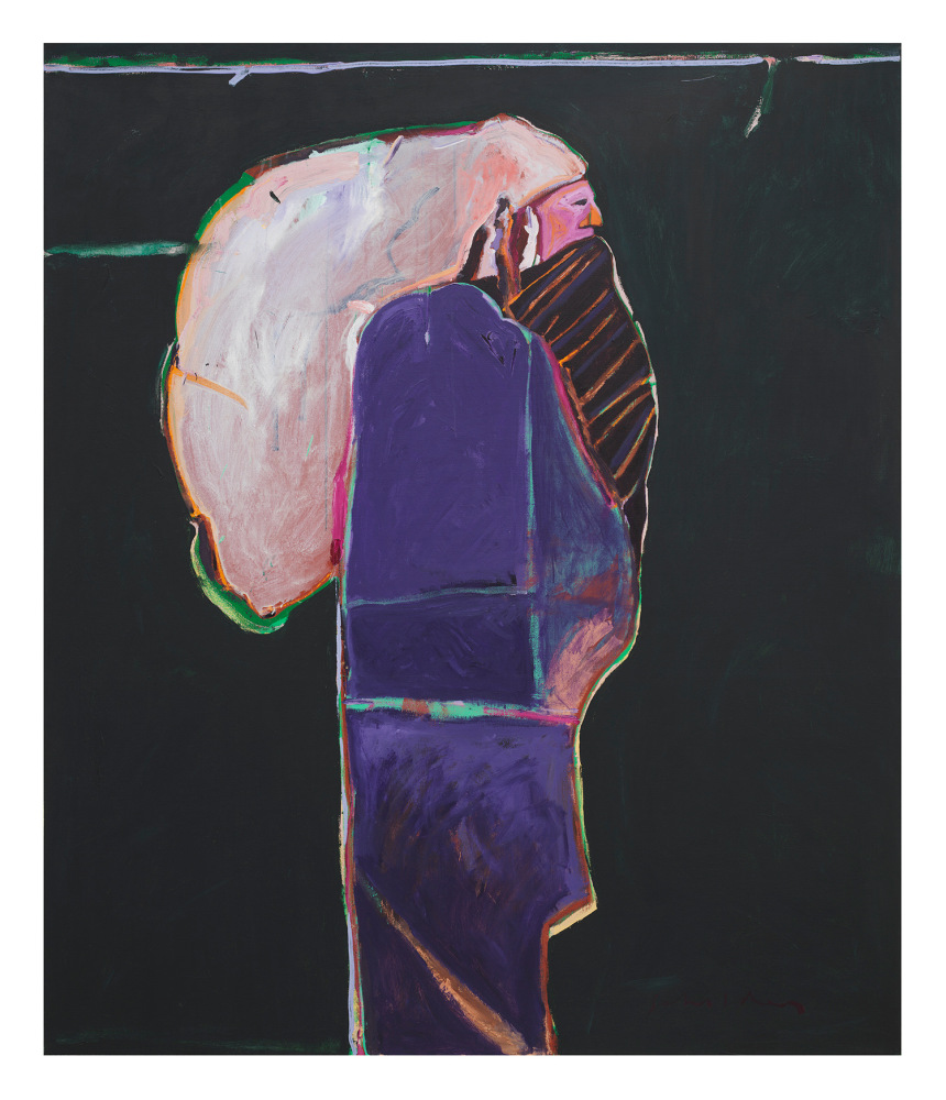 Fritz Scholder
Indian Chief in Profile, 1973
Acrylic on canvas
80 x 68 inches