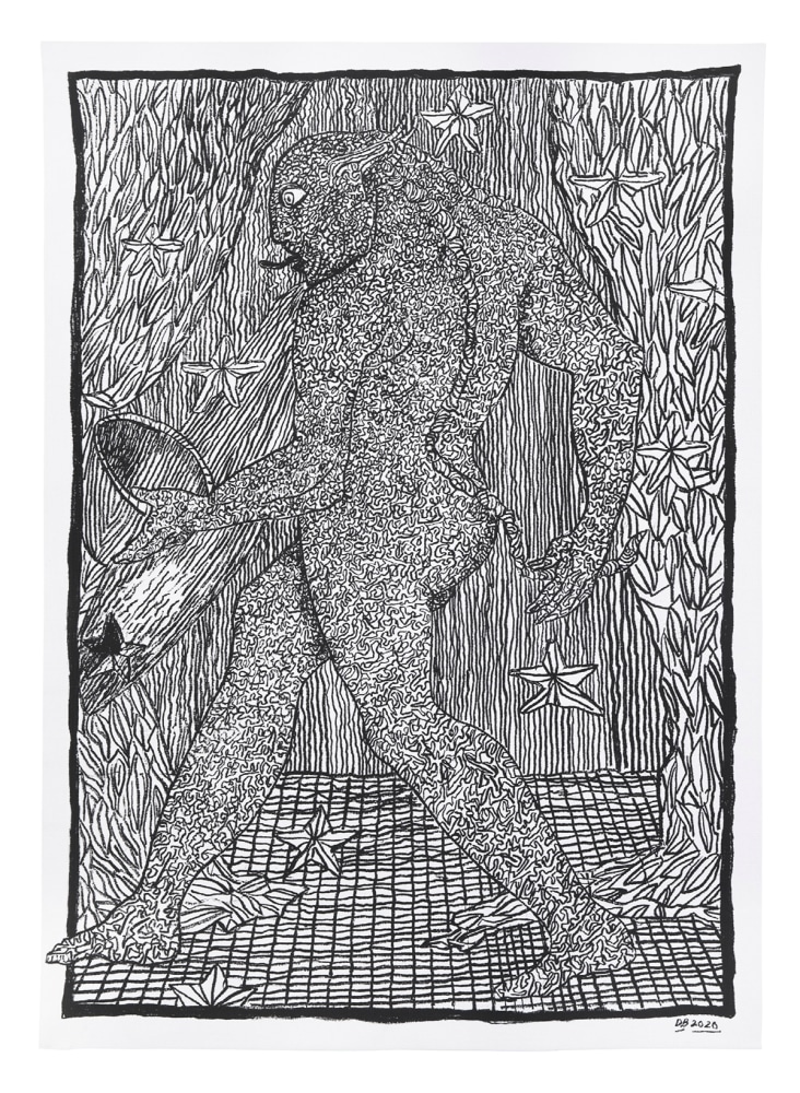 Derek Boshier
Ghost of a Flea, 2021
Wool
96 x 70 inches