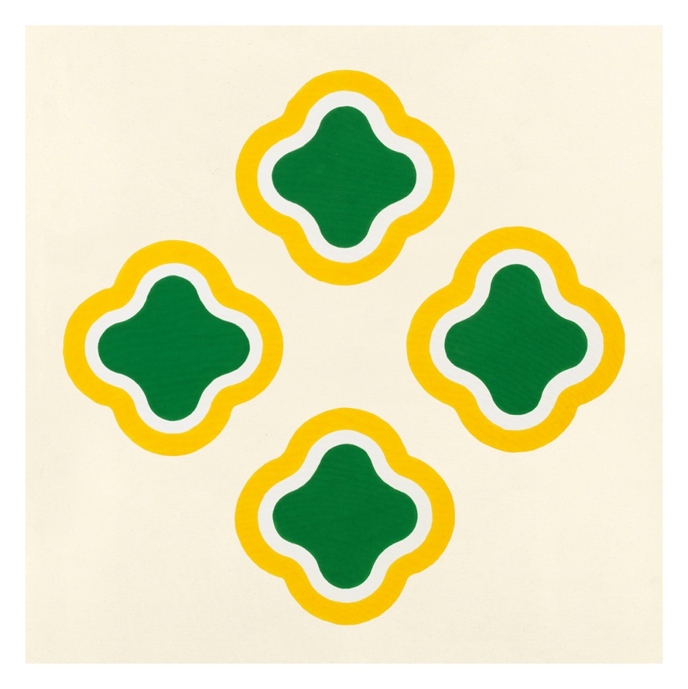 Alnitah, 1964
Oil-based enamel on canvas
59 1/2 x 59 1/2 inches