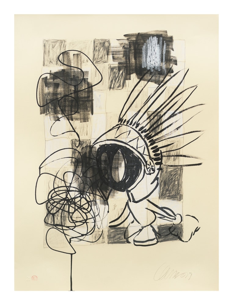 Romance is Where You Find it, it&amp;#39;s Just a Matter of Wearing it All the Time
Graphite on paper
33 1/8 x 25 1/2 in.