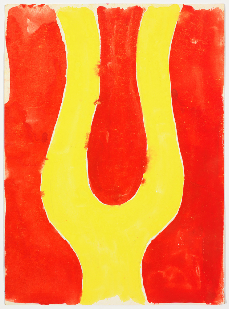 Paul Feeley
Untitled, 1958&amp;ndash;1959
Gouache on paper
12 x 9 inches