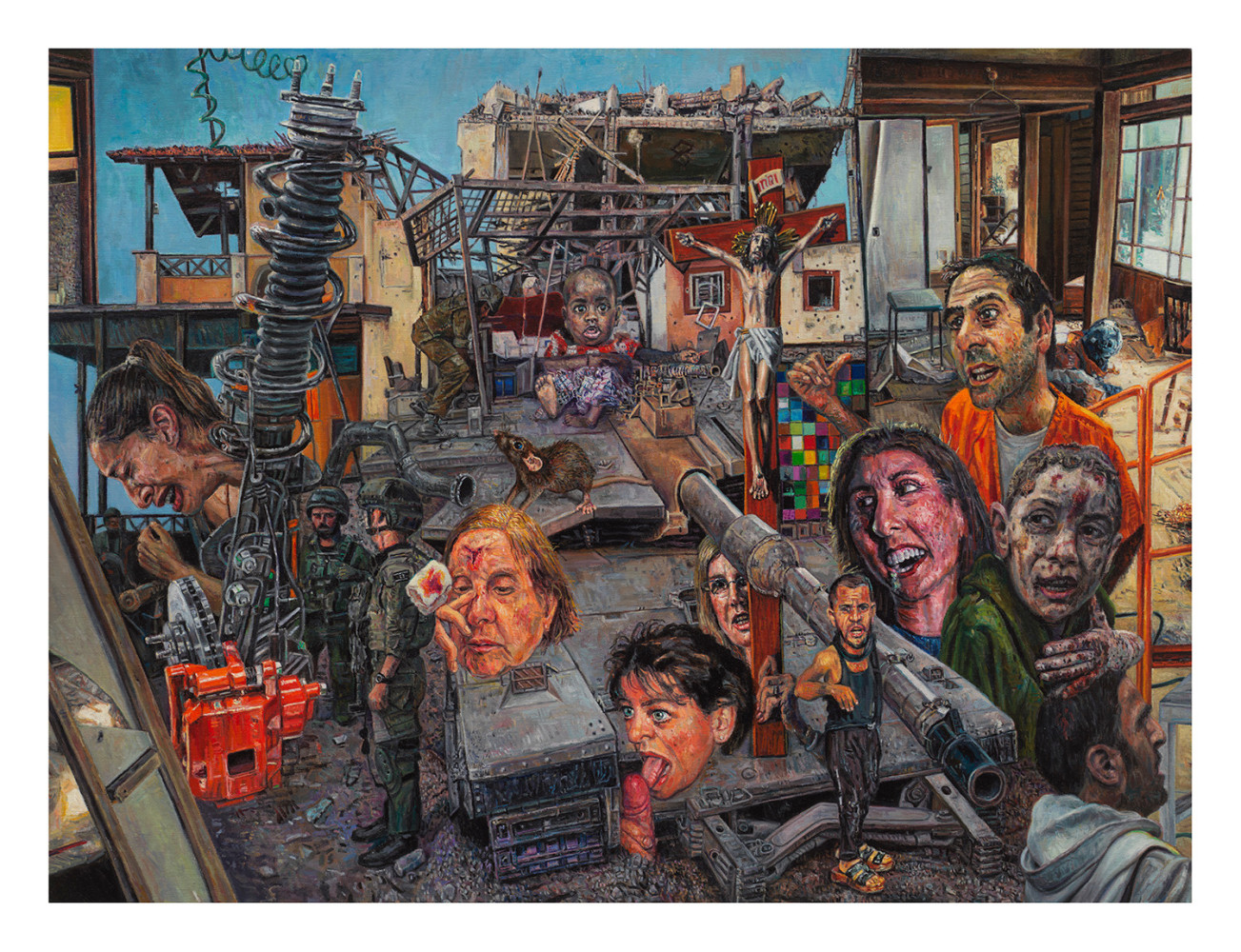 War and Industry, 2024
Oil on linen over panel
18 x 24 inches
45.7 x 61 cm