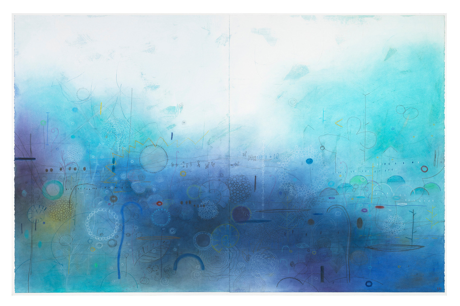 Emmi Whitehorse
Mirage, 2024
Mixed media on canvas
51 x 78 inches