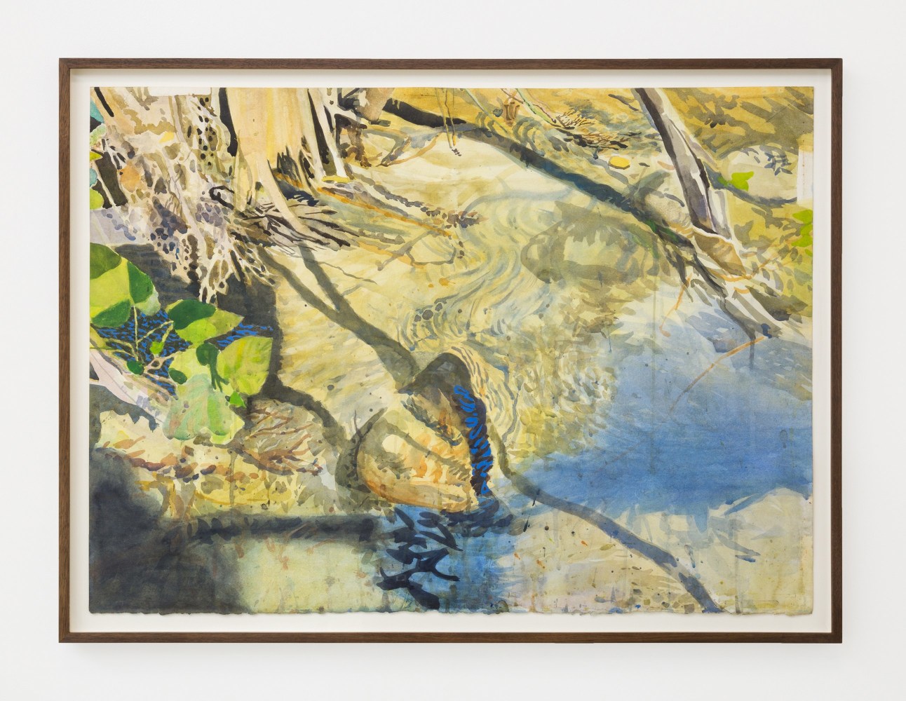 Sterling Wells
When light hits the water at 4:38PM (Arroyo Seco Site), 2020
25 1/4 x 34 1/2 in