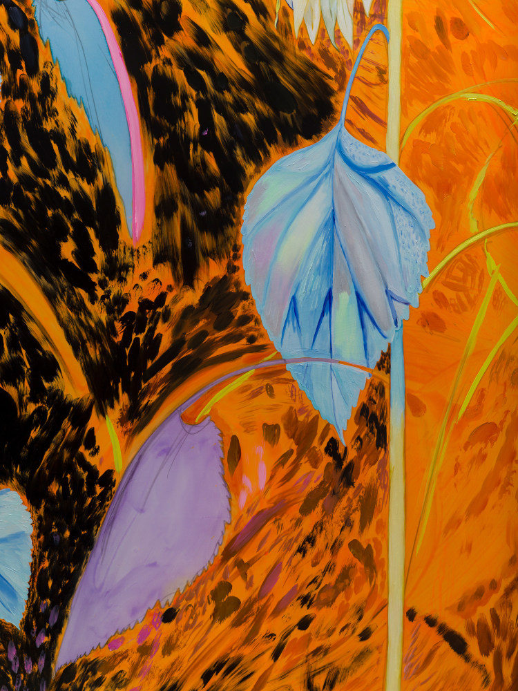 Paul Heyer, Sunflowers, detail, 2021